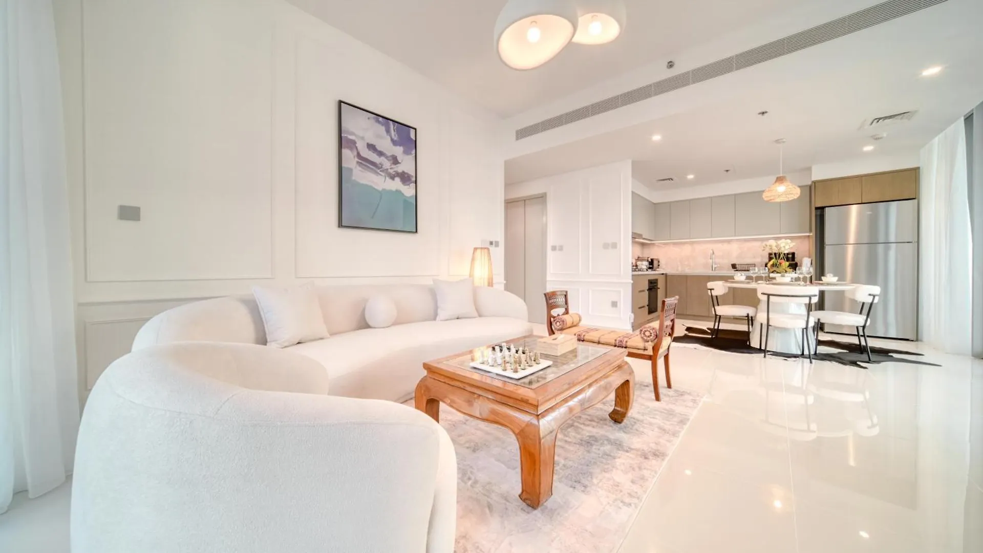 Chic 2Br With Iconic Dubai Eye And Palm Views Apartamento Emirados Árabes Unidos
