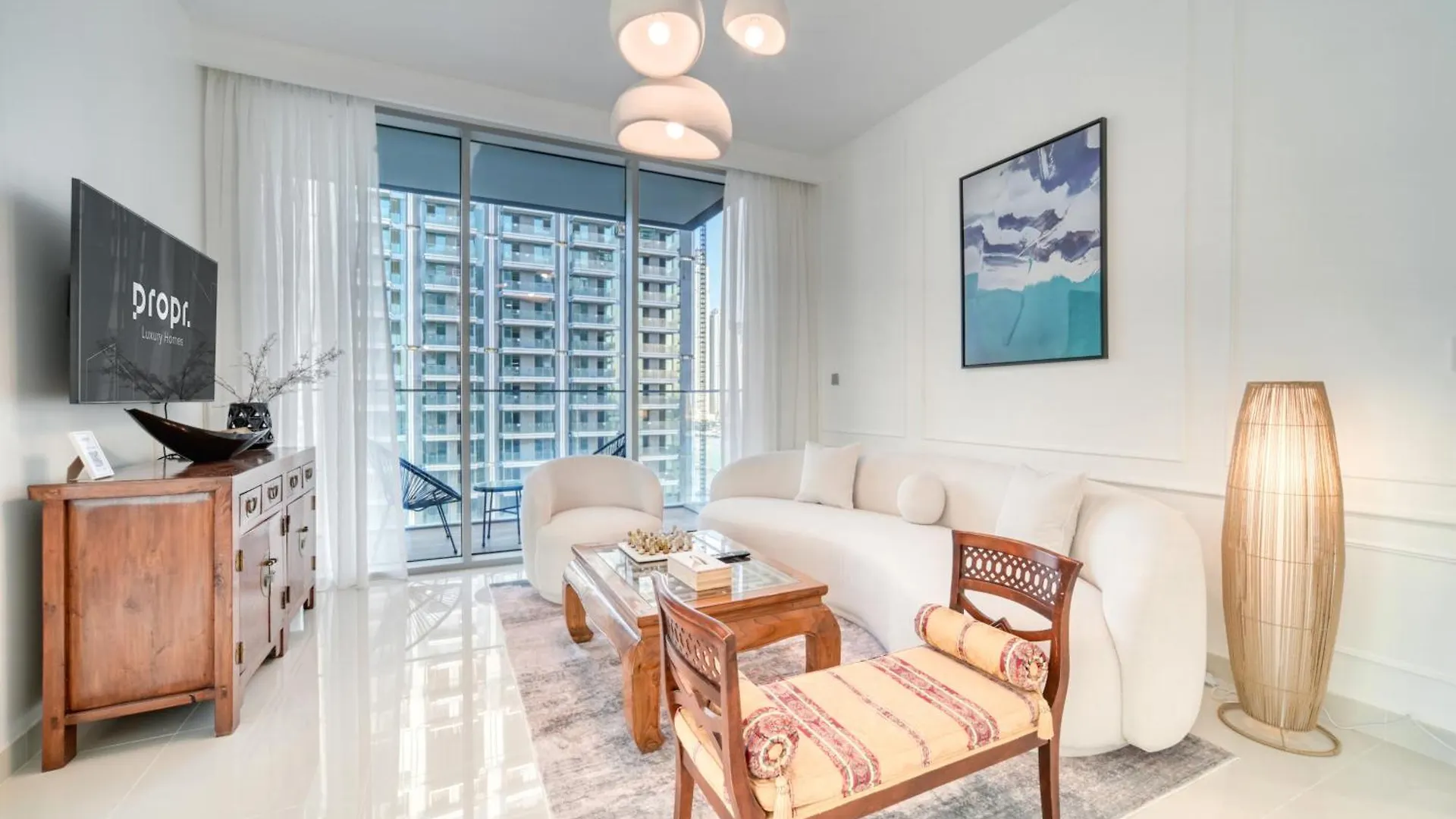 Chic 2Br With Iconic Dubai Eye And Palm Views Apartment