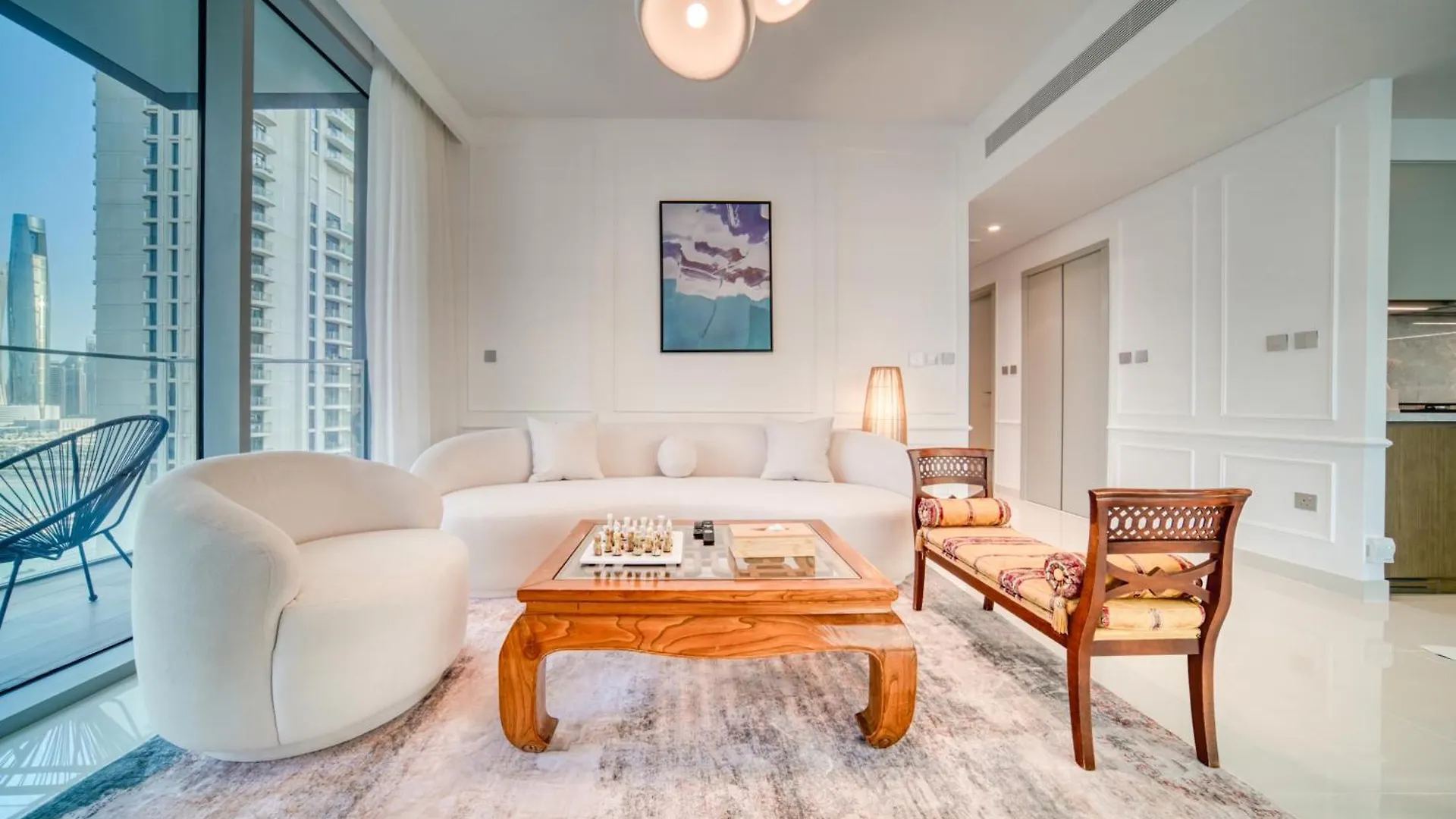 Chic 2Br With Iconic Dubai Eye And Palm Views Apartment