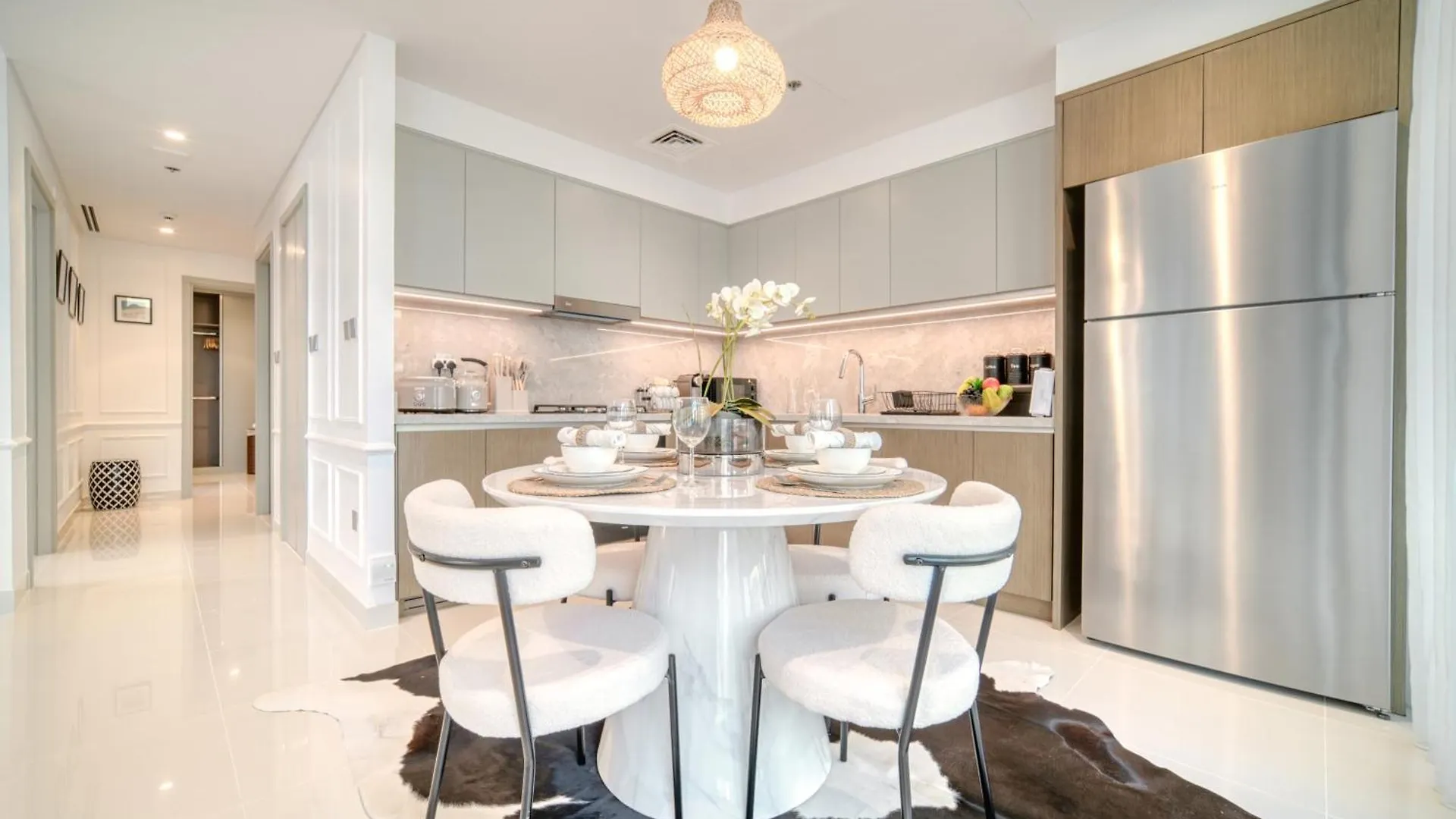 Chic 2Br With Iconic Dubai Eye And Palm Views公寓 阿拉伯联合酋长国